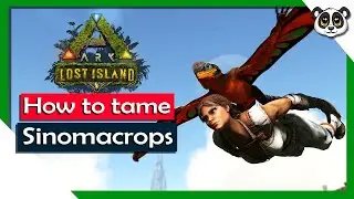 HOW TO TAME Sinomacrops! | ARK: Lost Island
