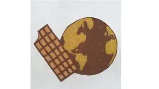 World chocolate day rangoli