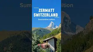 Zermatt, Switzerland. A dream come true for hikers and outdoor lovers #travel #switzerland