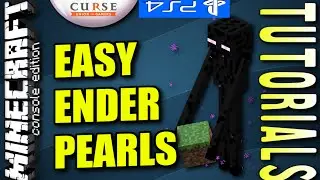 MINECRAFT - PS4 - EASY ENDER PEARLS - TUTORIAL - PS3 / XBOX ONE -  -