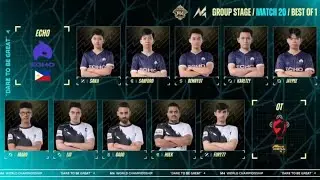 ECHO VS OT ပွဲစဉ်လေးပါ(NO EDIT)(Group Stage)#mlbb #global #mobilelegends #groupstage #M4 #Day4