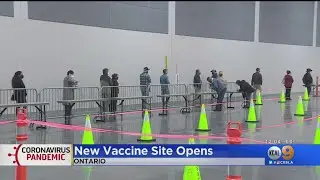 New Vaccination Site Opens At Ontario Convention Center