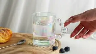 Ion Plated Glass Cup