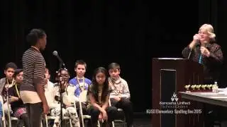 KUSD Elementary Spelling Bee 2015