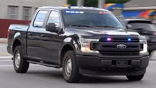 Unmarked Ford F 150 Police Unit Responding