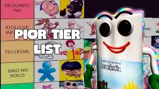 A PIOR TIER LIST DE MASCOTES DE MARCAS FAMOSAS!