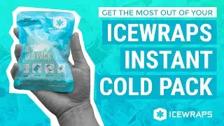 IceWraps Instant Cold Pack for Injuries, First Aid, and Pain Relief