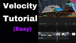 How to add velocity on CapCut (editing tutorial)
