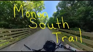 E-biking the Monon South Trail from Borden to Pekin - Borden to Deam Lake Road with a surprise stop