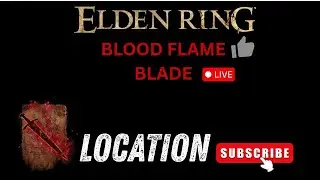 ELDEN RING BLOOD FLAME BLADE ASH OF WAR