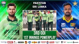 1st Innings Powerplay | Pakistan vs Sri Lanka ODI series 2025 | 3rd ODI | PCB | M2S1U
