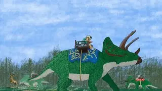 Cretaceous Garden - Dino Back Riding