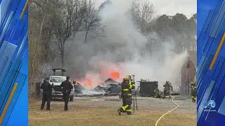 Structure fire closes 900 block of Long Ridge Road intersection