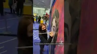 Live Painting at The Super Bowl Experience in Los Angeles 2022