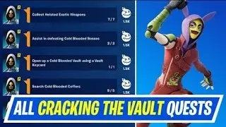 Fortnite Complete Cracking the Vault Quests - How to Complete Cracking the Vault Most Wanted Quests