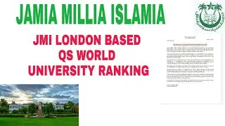 Jamia Millia Islamia world university ranking 2021 ||Jamia Entrance 2021