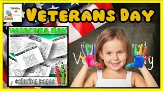 Color the Flag for Veterans Day &ndash; Preschool Kids Activity!