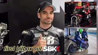 First day Jerez test superbike 2026 rain 