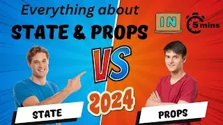 All about state and props in react js, react js course. #reactjs #learnreactjs #reactjscourse