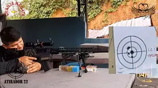 Rifle 7122M (AR 22MAG) - TESTE DO KIT T&Aacute;TICO JONHZERA 3D...