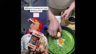Consoles on their birthday PT2 #funny #gamer #comedy #gaming #relatable