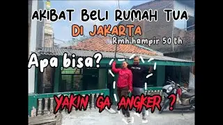 Anak muda beli rumah TUA !!! Terakhir renov tahun 1981 dan 2022 baru di tempatin 🐣🐣