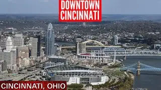DOWNTOWN CINCINATTI | Great American Ball park | Ohio River | Findlay Market | Cincinatti, Ohio