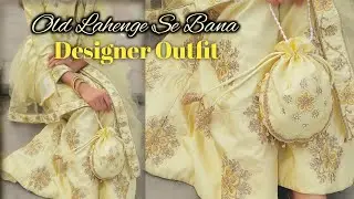 💛Lahenge se Sharara cutting & stitching🥀Party wear front open dress designs