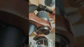 Bottomless Portafilter Espresso slow-mo over a Milka Oreo #shorts #slowmo #flairespresso