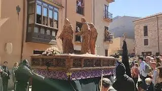 Las Tres Marías y San Juan. Cofradía de Jesús Nazareno, Zamora. Semana Santa 2022. Entrada al Museo.