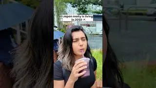 Tried smoothie made by robot at 7 eleven in Japan 🇯🇵 #japan #japantravel #robot #7eleven #viral