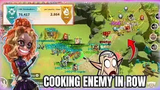 ROW FIGHT AxT vs VW‼️how to fight with mix t4/t5 like a whale - call of dragons