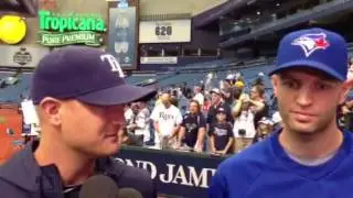 Rays Cobb and Jays Happ on being linked forever