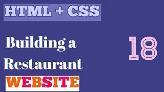 Building a Restaurant Website -18- The three column section - part 1
