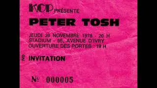 Peter Tosh with Word, Sound & Power: 1978/11/30 @ Le Stadium, Paris, France *Master AUD*
