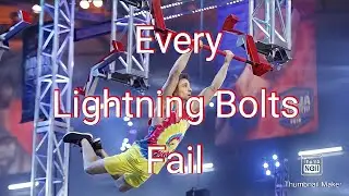 Every Lightning Bolts Fail in American Ninja Warrior