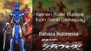 Kamen Rider Blades Lion Senki Gameplay | Kamen Rider City Wars