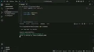 Node.js & Express.js Full Backend Setup | Part-1 | Create Server | Basic API (Step-by-Step) || 2026