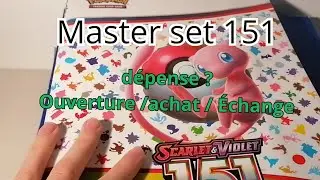 Master set pokemon 151, combien j'ai dépensé ?