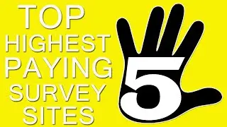 TOP 5 Highest Paying Survey Sites 2020 (Make Money Online)