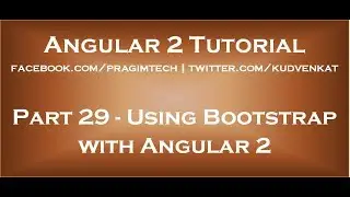 Using Bootstrap with Angular 2