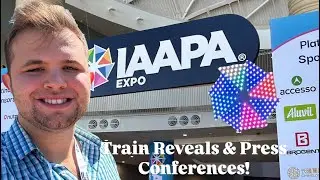 IAAPA 2025 TRAIN REVEAL DAY!!!! | IAAPA 2025 Day 1 Vlog