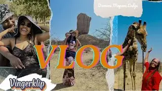 #travelvlog | DAMARA MOPANE LODGE | Saw a Giraffe | Visited the Vingerklip |  #Namibian YouTuber