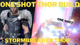 BEST THOR BUILD ONE SHOT THOR BUILD HITS UP TO 500000+ (STORMBREAKER THOR)