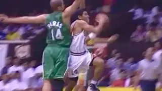 Johnny Abarrientos Flying past Benjie Paras & Vic Pablo for the incredible reverse | PBA throwback