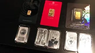 Gold and Silver. Royal Mint, Perth Mint and Scottsdale Mint Bars