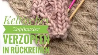 Neko Zopfnadel | Keltisches Zopfmuster - Verzopfen in Rückreihen
