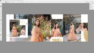 How To Create Wedding Album Design 12x36 in Photoshop Tutorial  #weddingalbumdesign