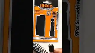 9 PCS SCREWDRIVER BITS SET INGCO  AKSD0071
