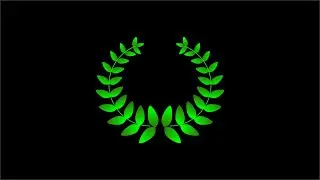 leaf logo design in CorelDRAW
